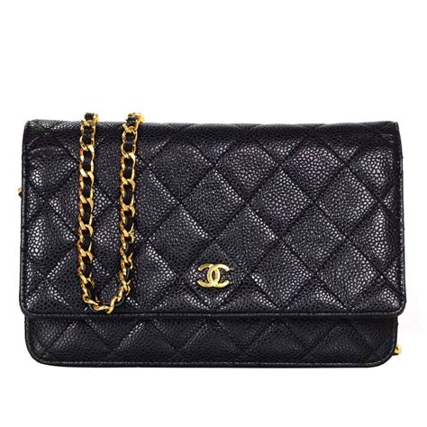 chanel crossbody black purse|authentic chanel wallet crossbody.